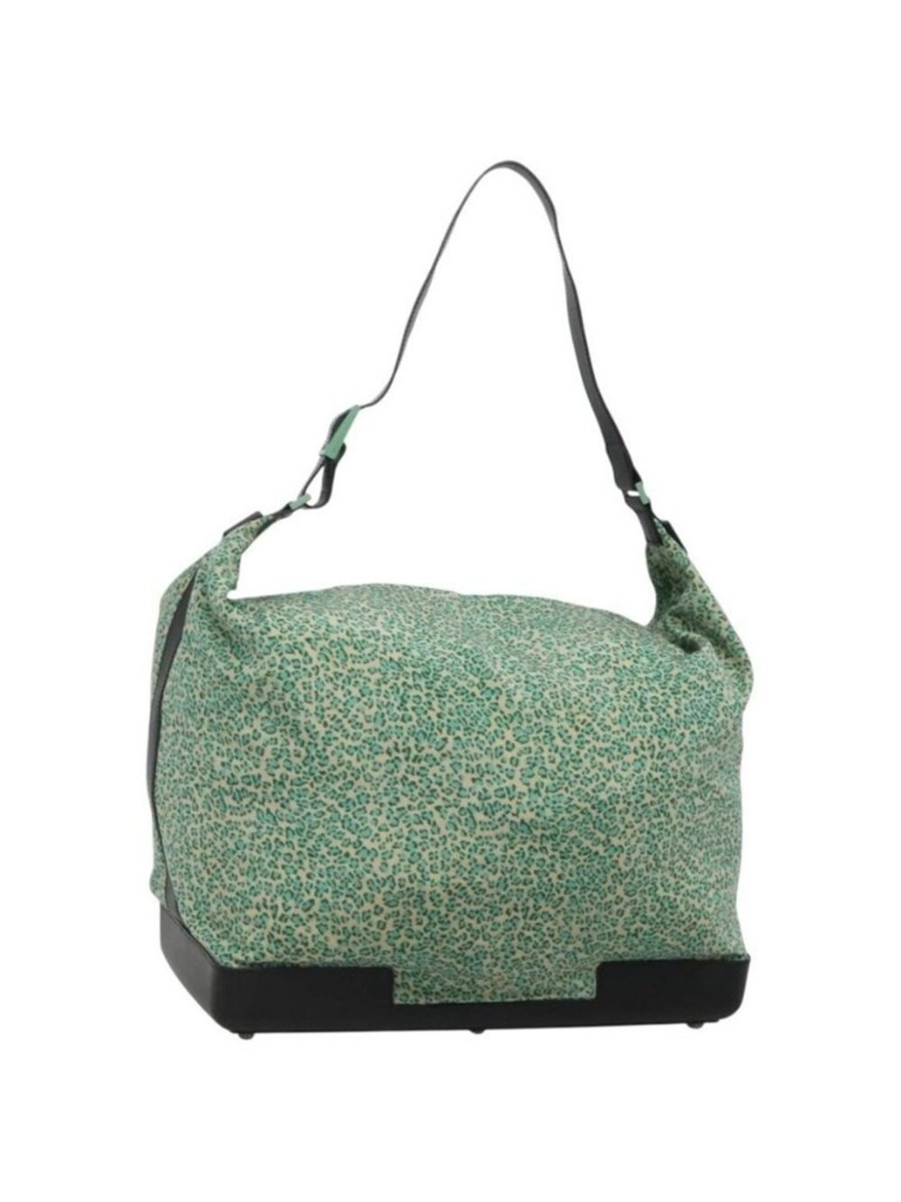 Authentic BOTTEGA VENETA Shoulder Bag Nylon Green